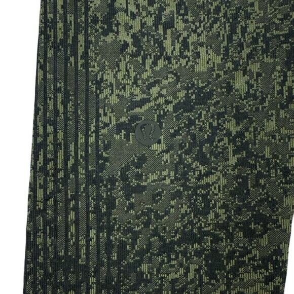 Lululemon Ebb to Train Super-High-Rise Tight 25" In Pattern Mix Green Twill 0 - Picture 8 of 8